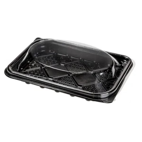 BANDEJA SUSHI BANDEX 1/2 COSTILLA PP C/TAPA X 200U