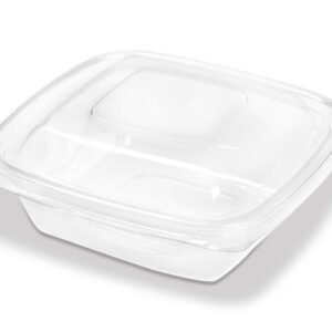 ENSALADERA BANDEX CRISTAL PET C/TAPA 750ML X 600U
