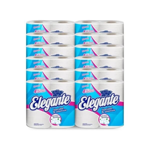 HIGIENICO ELEGANTE 30MTS EXTRA BLANCO X 48U