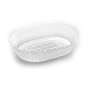 BANDEJA ECO FORMA 105 MICRO LIV OVALADA X 100U